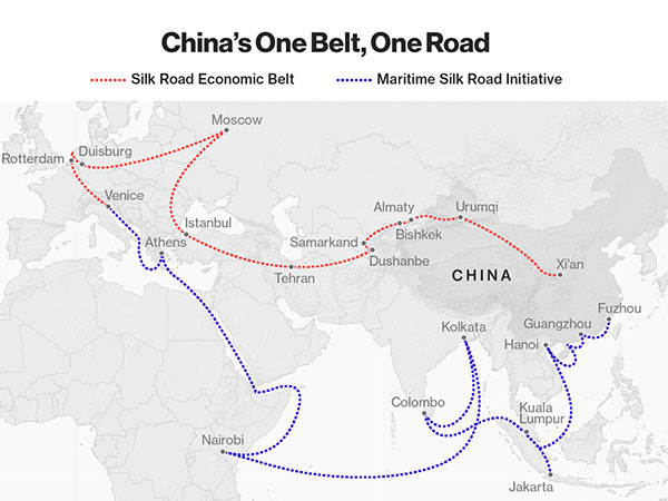 China's huge infrastructure project One Belt One Road is going straight through the land of Uyghurs.