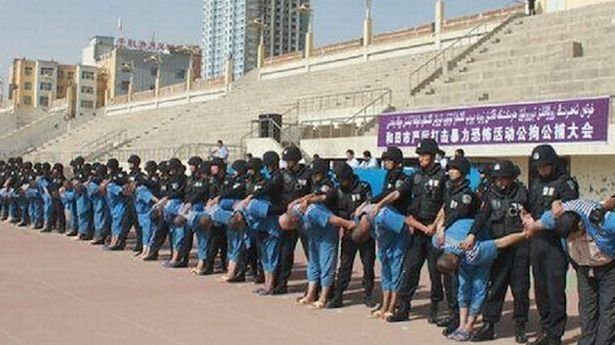 Uyghurs in chinese prison camps.