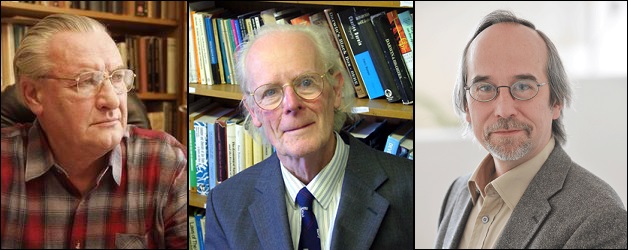 Tibor Gánti (1933-2009), John Maynard Smith (1920-2004) and Eörs Szathmáry. - all three have made great impact in theoretical biology, especially focusing on evolution.