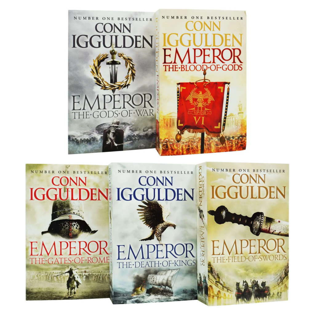 Conn Iggulden's Emperor series are a highly appreciated work in historical fiction that covers the life of Julius Caesar and the Roman Empire.